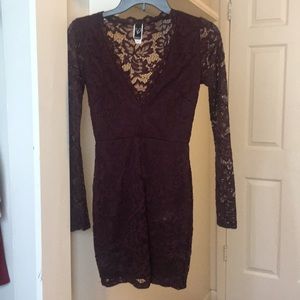 Purple Lace Dress